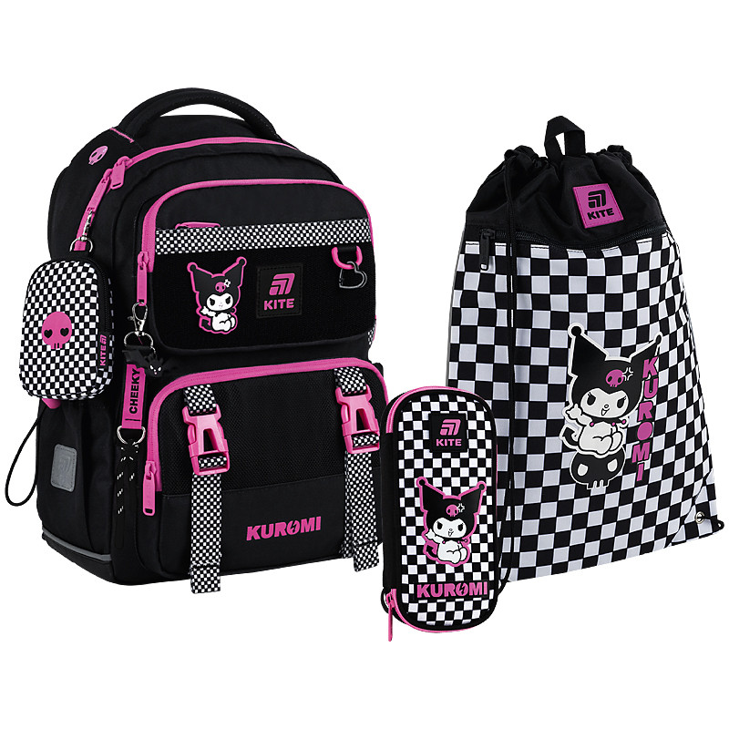 Шкільний набір Kite Education Kuromi SET_HK25-1022M