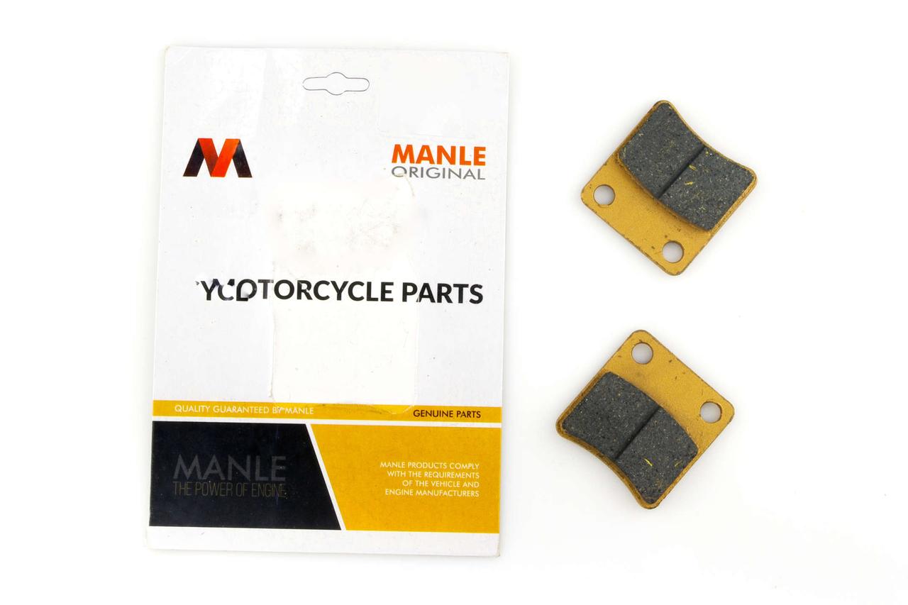 Колодки гальмівні Zongshen WIND/GY50-80 (жовті) ZUNA