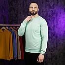 Світшот Pobedov 001 без малюнка. Колір: ментоловий, фото 2