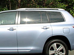 Рейлінги оригінальний дизайн Grey (2 шт) для Toyota Highlander 2008-2013 рр