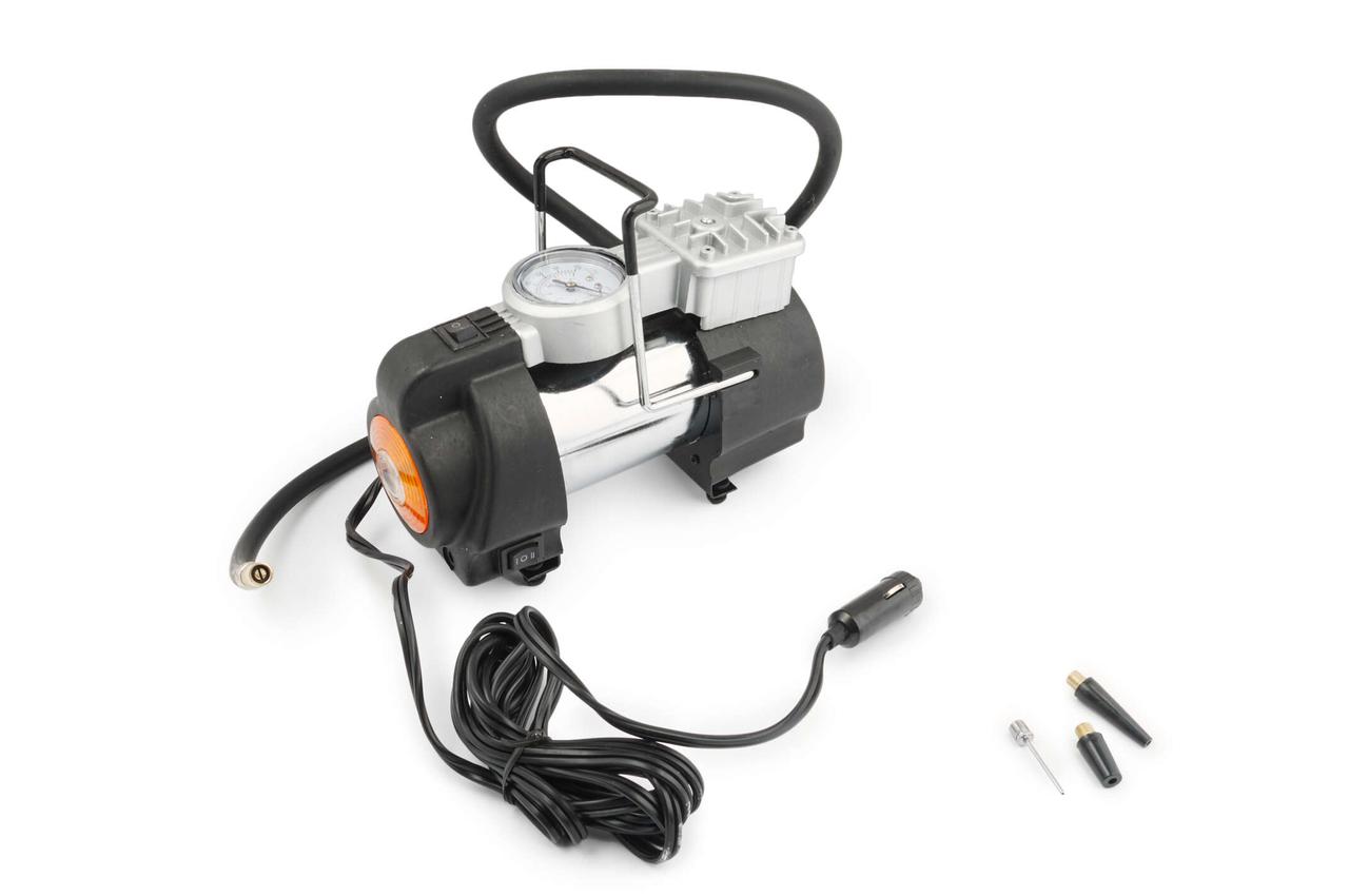 Компресор 12V, 15А (35л/хв., 10атм., 160Вт, з ліхтариком)
