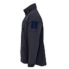 Куртка демісезонна SoftShell, Фліс від -10 до +15 °С Темно Синій, фото 2