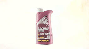 Олива 4T, 1л (SAE 10W-60, синтетика, Racing + Ester 10W-60 API SN/SM/CF) MANNOL