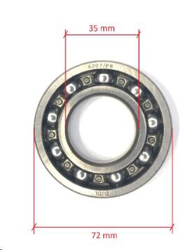 Підшипник 6207/P6 КПП (3+1) AMG