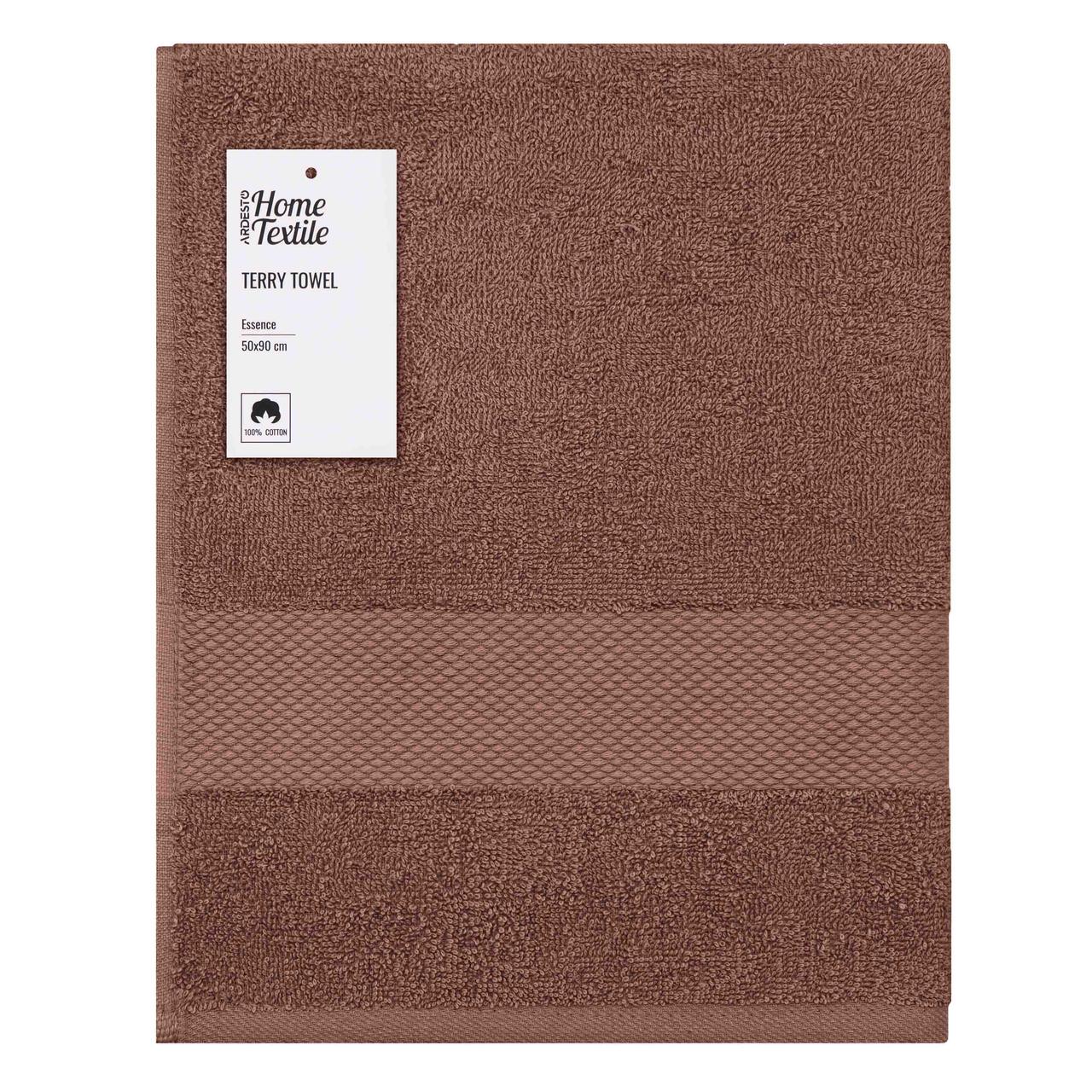 Рушник махровий Ardesto Essence 50х90 см ART2250BR