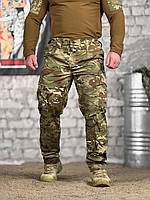 Тактичні штани Мультикам/Multicam із тканини Ріп Стоп із манжетами на липучках