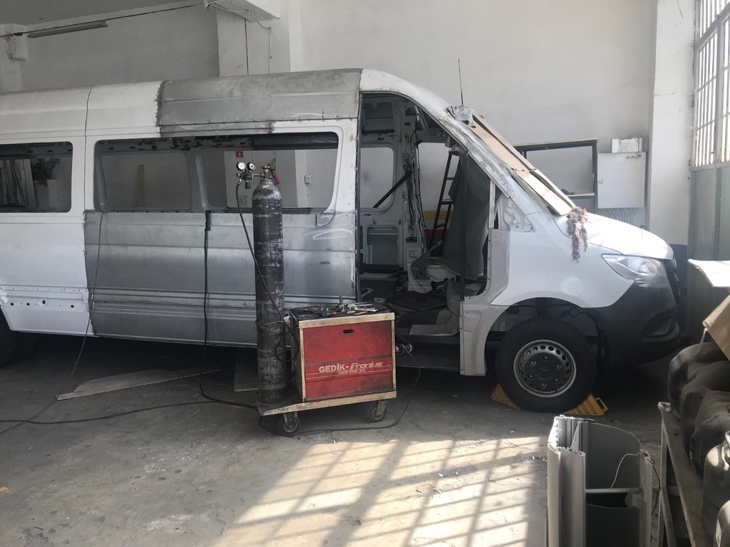 Кузовний комплект для подовження Задня частина Інші виробники Туреччини для Mercedes Sprinter W906 2006-2018 рр., фото 1