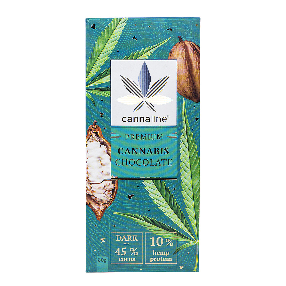 Чорний шоколад CannaLine Premium Cannabis