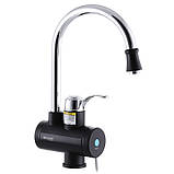 Проточний водонагрівач MIXXUS Electra 240-E Black 3 kW (MI2828), фото 2