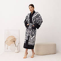 Кімоно жіноче з плюшевого велюру Kimono Noire 18129 S ID 5044730, фото 2