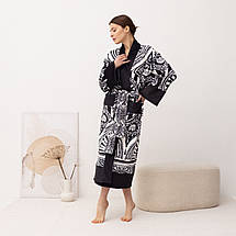 Кімоно жіноче з плюшевого велюру Kimono Noire 18129 S ID 5044730, фото 3