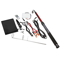 Телескопічна вудка 3,75 м з LED ліхтарем