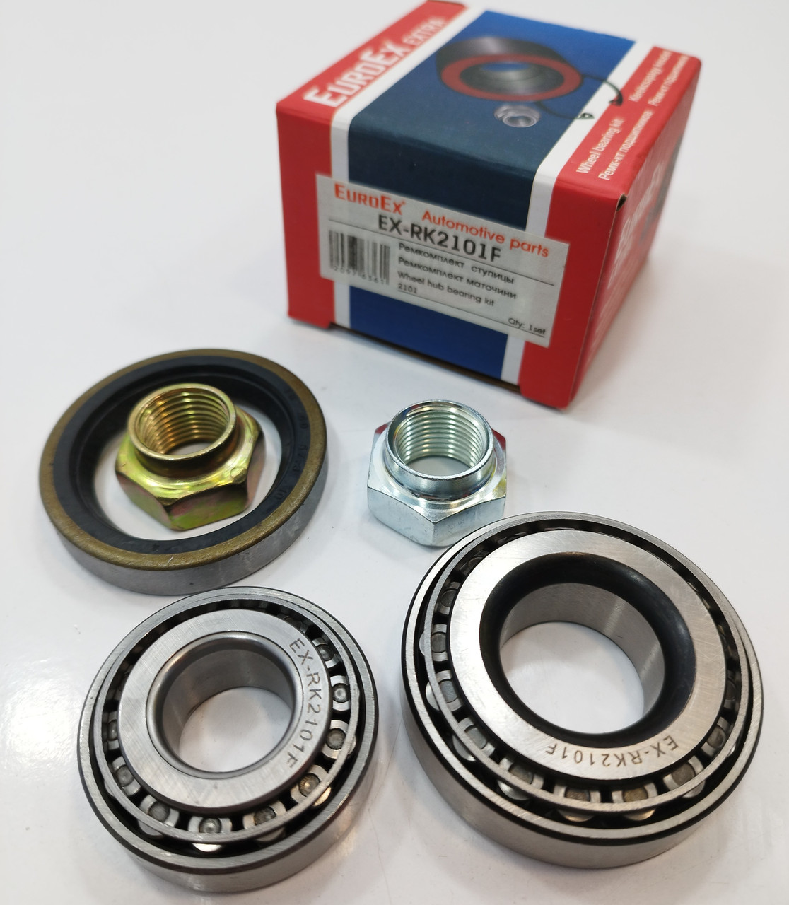 Підшипник передньої маточини (к-т) ВАЗ 2101-07 EuroEx Угорщина, фото 1