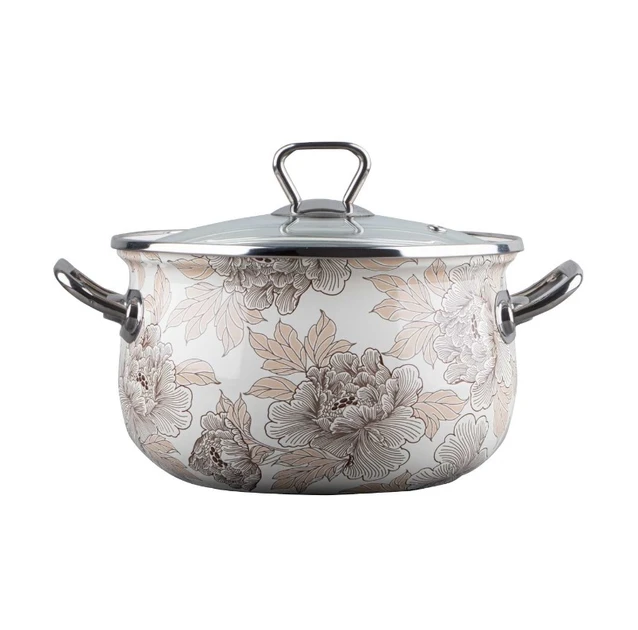 Кастрюля Gusto GT-T-116-SE Premium 2.1л (Срібні етюди), фото 1