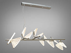Лед світильник підвіс "Метелики" , 48W, хром