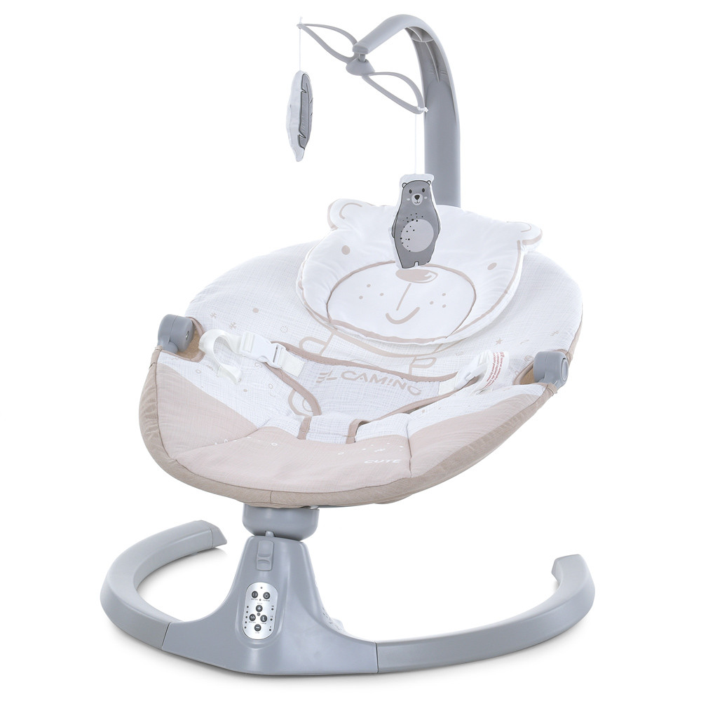 Заколисуючий центр ME 1116 CUTE Beige (1шт) пульт, 5швидк., таймер, 12 мелодій, Bluetooth, USB, 2, фото 1