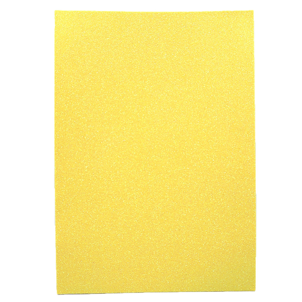 Фоаміран EVA 1.7±0.1MM "Блідо-жовтий" IRIDESCENT HQ A4 (21X29.7CM) з клеєм 10PC/OPP, фото 1