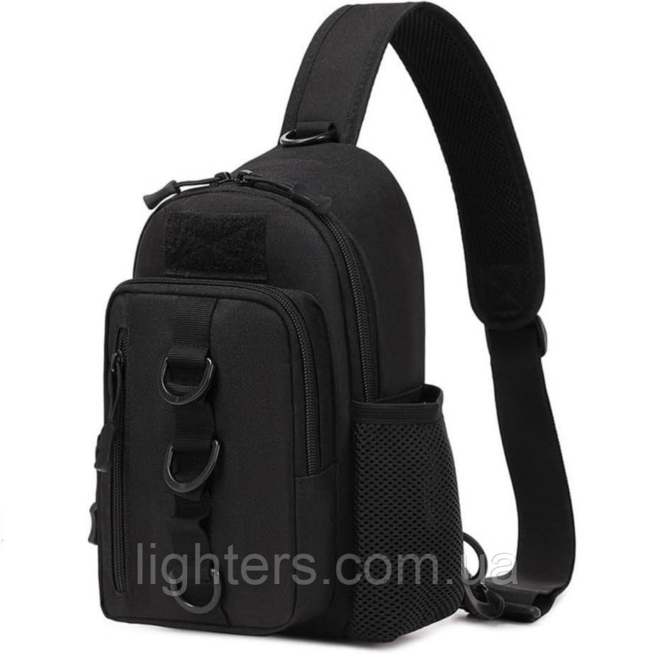 Тактична сумка військових Hobart чорна LG-504B, фото 1