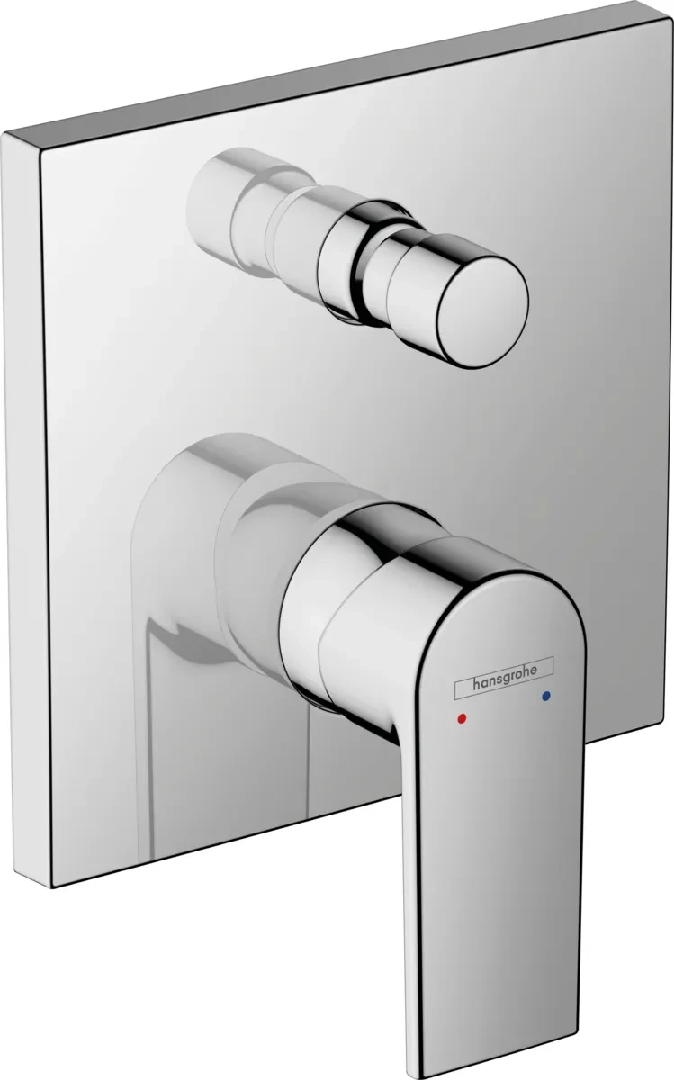 Змішувач прихованого монтажу для ванни/душу Hansgrohe Vernis Shape, верхня частина, хром (71468000)