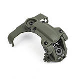 Кріплення для навушників ARC New Helmet Mount Adapter MSA Sordin, Колір: Green, WYS0086, фото 2