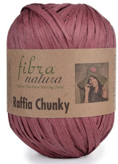Raffia Chanky FibraNatura (рафія)-114-07 пильна троянда, фото 1
