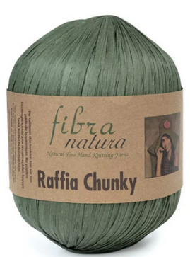 Raffia Chanky FibraNatura (рафія)-114-14 хакі, фото 1