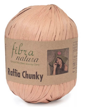 Raffia Chanky FibraNatura (рафія)-114-18 світлий персик, фото 1