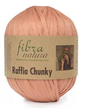 Raffia Chanky FibraNatura (рафія)-114-19 персик, фото 1