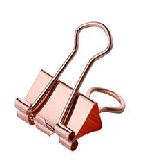 Набір біндерів WB209 32мм 5шт рожеве золото