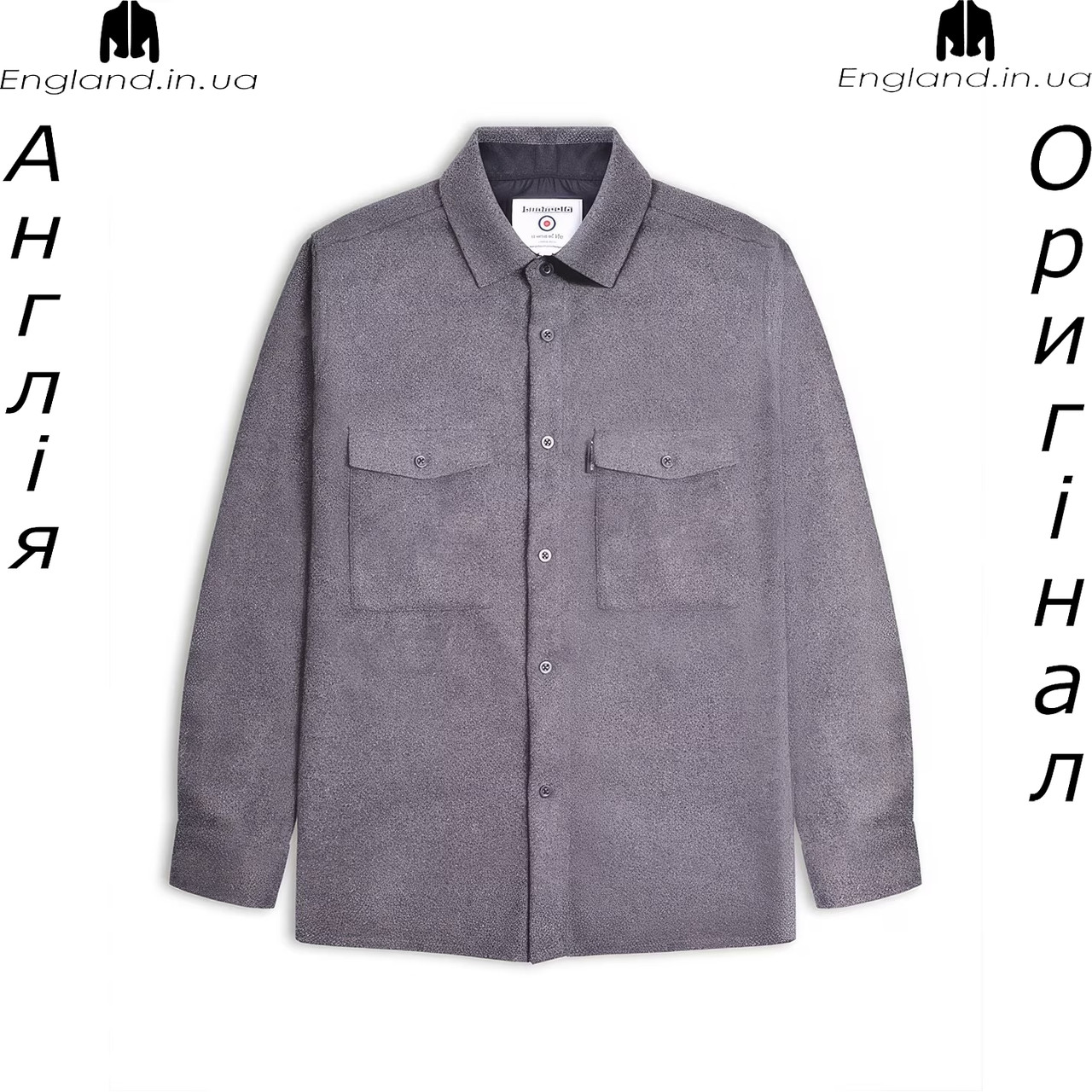 Сорочка чоловіча фланелева Lambretta (Ламбретта) з Англії - на довгий рукав, фото 1