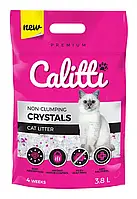 Наповнювач для котів силікагель Calitti CRYSTALS 3,8 л