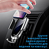 Автомобільний тримач для телефону в машину на повітропровід дефлектор гравітаційний автотримач Baseus, фото 10