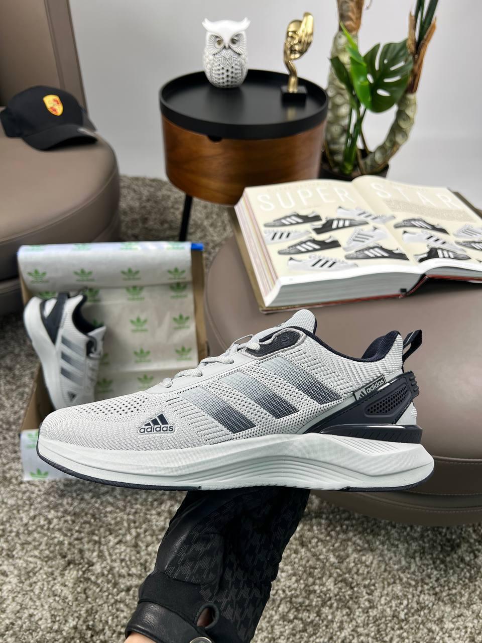 Чоловічі текстильні кросівки Adidas X_PLR System Grey Black, кеди чоловічі Адідас текстиль сірі. Чоловіче взуття