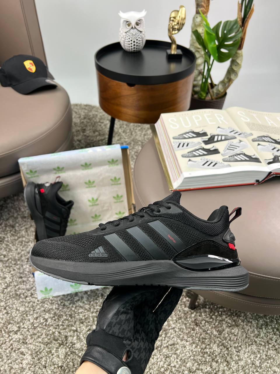 Чоловічі текстильні кросівки Adidas X_PLRPHASE All Black, кеди чоловічі Адідас текстиль чорні. Чоловіче взуття