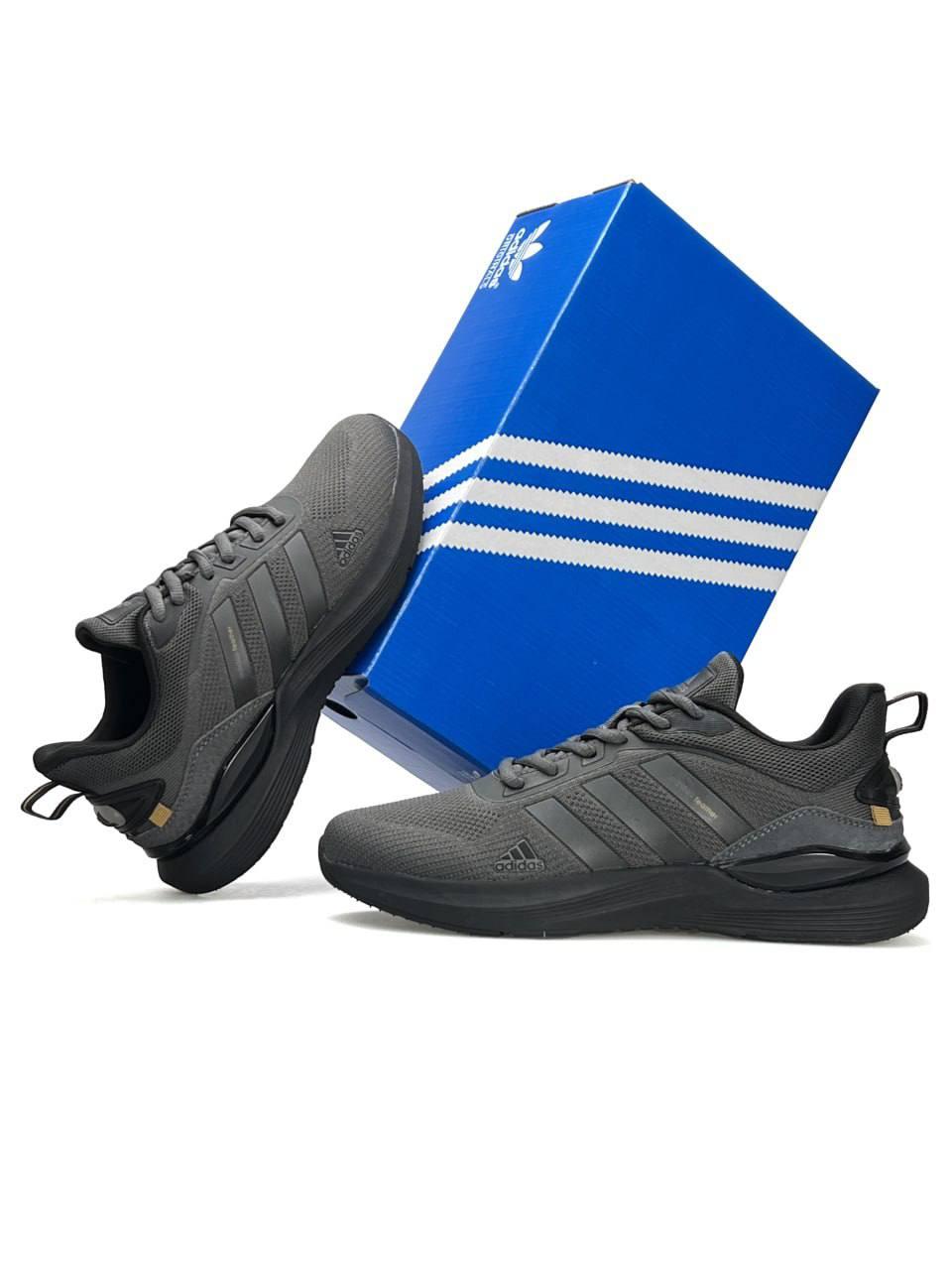 Чоловічі текстильні кросівки Adidas X_PLRPHASE Grey Black, кеди чоловічі Адідас текстиль чорні. Чоловіче взуття