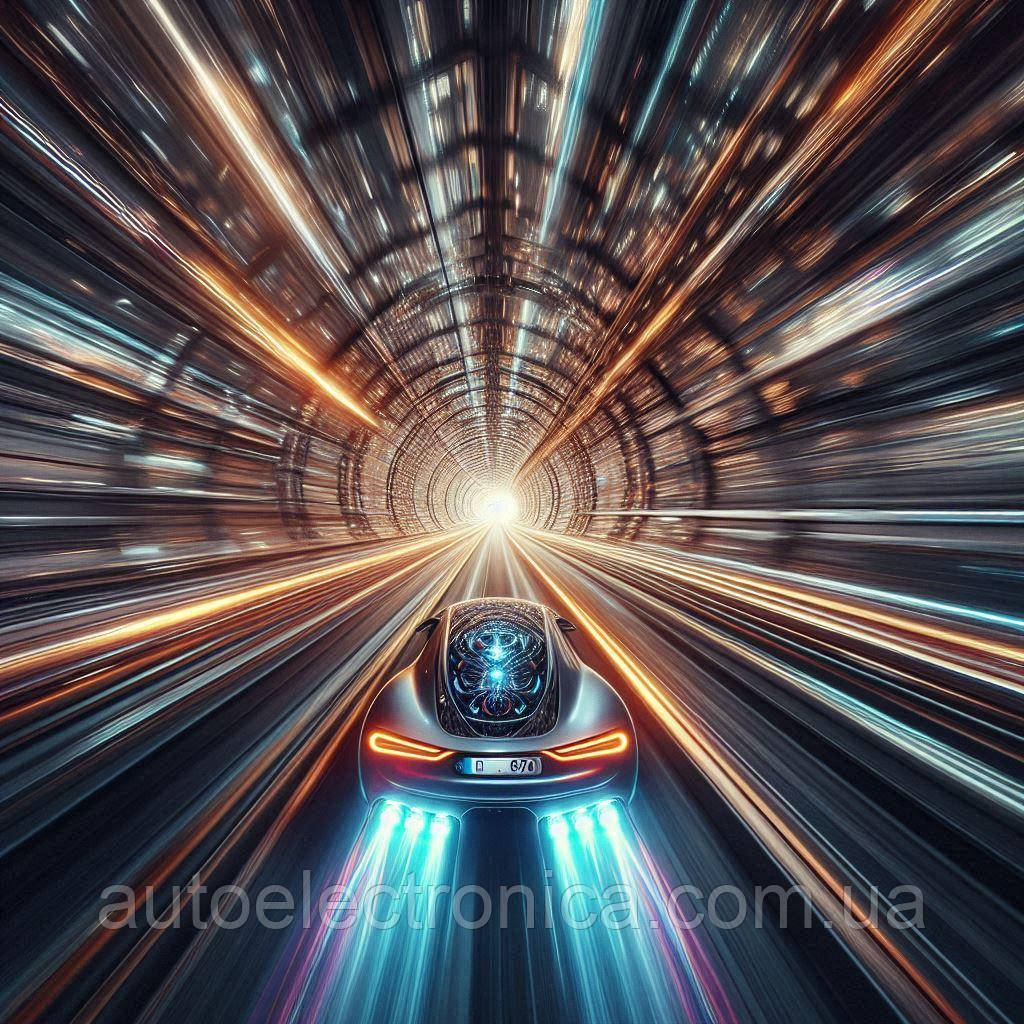 Картина на полотні "A Car Equipped with Futuristic Technology" | CFT 7.2