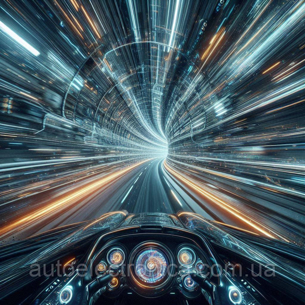 Картина на полотні "A Car Equipped with Futuristic Technology" | CFT 7.3