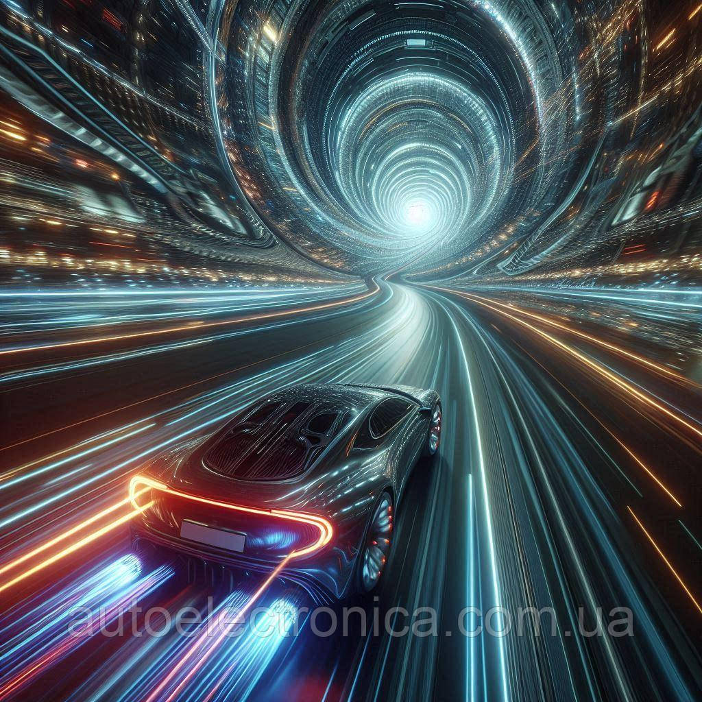 Картина на полотні "A Car Equipped with Futuristic Technology" | CFT 7.6