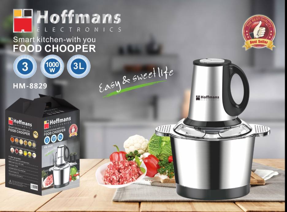 Кухонний подрібнювач Hoffmans HM-8829 3L 1000W