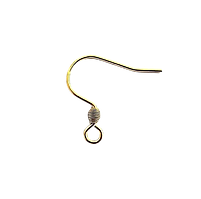 Основи для сережок Finding Швензи і пружинкою із нержавіючої сталі Золотисті 17 мм x 18 мм G179