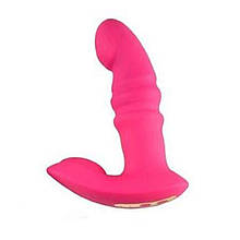 Смарт вібратор-пульсатор Fun Town Jive Pink, імітація фрикцій