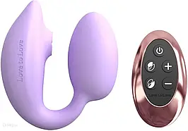 Віброяйцо з вакуумною кліторальною стимуляцією Love To Love Wonderlover VIVA MAUVE
