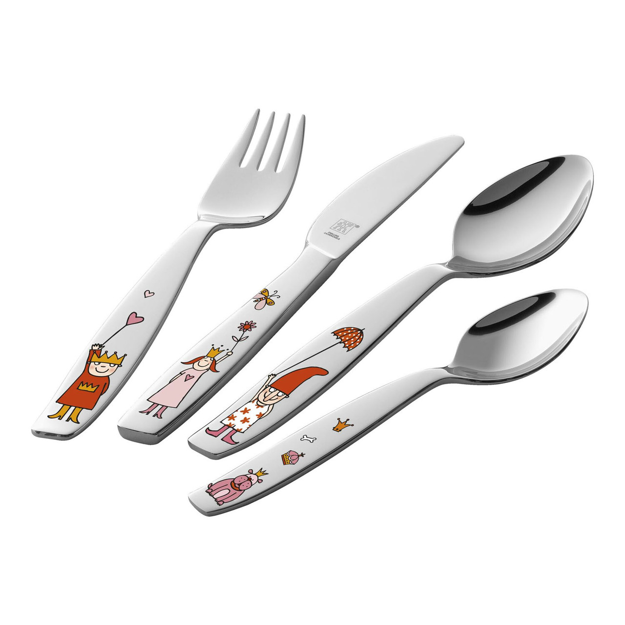 Набір дитячих столових приборів Zwilling J.A. Henckels Princess Emilie 4 шт 1026665 (07136-210)