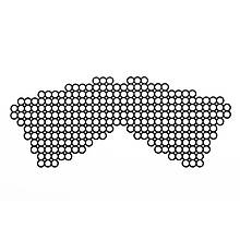 Маска на обличчя Bijoux Indiscrets — Erika Mask, вінілова, клейове кріплення, без зав'язок