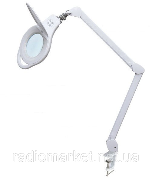 Лупа-лампа 8060LED-2 з LED освітленням, збільшення 5 diopter, лінза-130мм, фото 1