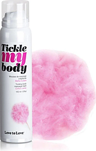 Масажна піна Love To Love TICKLE MY BODY Cotton candy (150 мл) зволожувальна