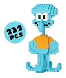 Міні Конструктор Сквідвард на 232 деталі (7.5х7.5) Спанч Боб квадратні штани., фото 2