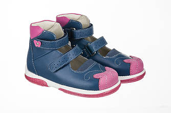 Туфлі ортопедичні дитячі Memo Princessa 3DA Сині