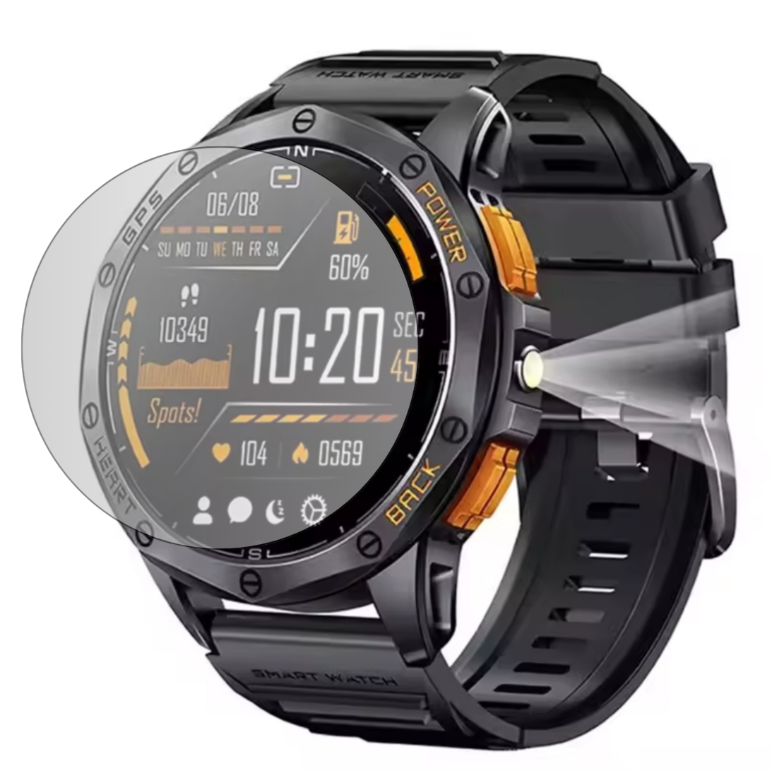 Захисне скло для смарт-годинника HARDY K67 COMPASS GPS, Lemfo K67