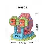 Міні Конструктор Геррі на 208 деталей (7.5х7.5) Спанч Боб квадратні штани., фото 2